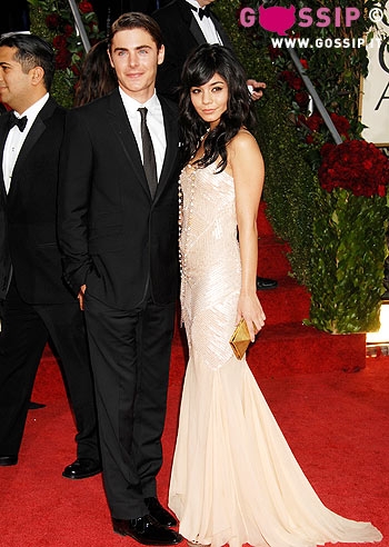 Zac Efron And Vanessa Hudgens Golden Globes. Zac Efron e Vanessa Hudgens