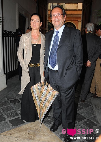 Roberto Zaccaria con Monica Guerritore - Foto e Gossip